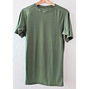 5.11 Tactical Men’s L Compression Shirt Green Short Sleeve Polyester Spandex